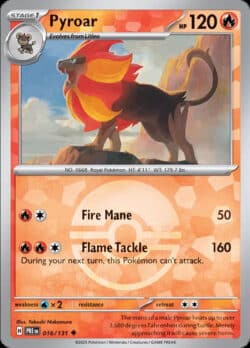 PRE #016 Pyroar Poke Ball