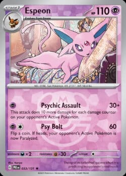 PRE #033 Espeon Master Ball
