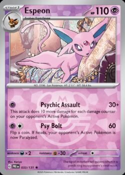 PRE #033 Espeon Master Ball