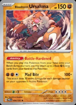 PRE #054 Bloodmoon Ursaluna Poke Ball