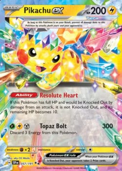SSP #057 Pikachu ex RR