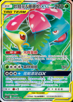 CSM25 #062 Venusaur & Snivy GX SR