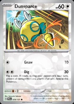 PRE #079 Dunsparce Poke Ball