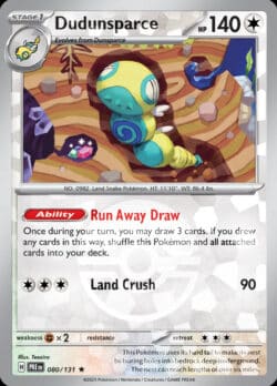 PRE #080 Dudunsparce Poke Ball