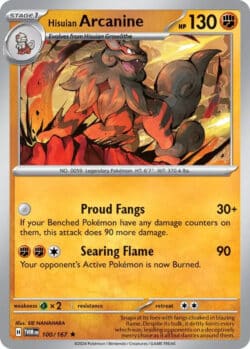 TWM #100 Hisuian Arcanine H