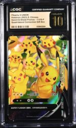 CGC Pristine 10 Pikachu V-UNION Set Sword & Shield Promos 109-112/S-P Chinese (4 Slabs) - Image 4