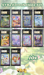 CGC Pristine 10 Eeveelution SV8a SAR Set (10 Slabs)