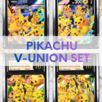 CGC Pristine 10 Pikachu V-UNION Set Sword & Shield Promos 109-112/S-P Chinese (4 Slabs)