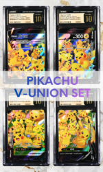 CGC Pristine 10 Pikachu V-UNION Set Sword & Shield Promos 109-112/S-P Chinese (4 Slabs)