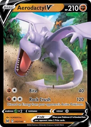 092 LOR #092 Aerodactyl V V - Image 1