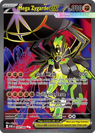 104 POR #104 Mega Zygarde ex UR - Image 1