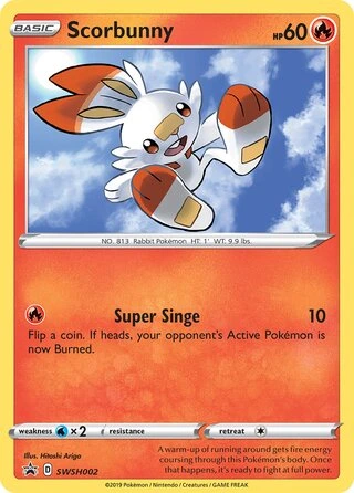 002 SP #002 Scorbunny Promo - Image 1