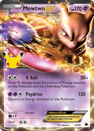 047 CEL #047 Mewtwo-EX H - Image 1
