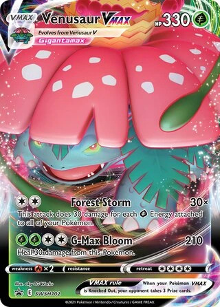 102 SP #102 Venusaur VMAX Promo - Image 1