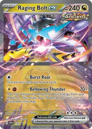 145 SVP #145 Raging Bolt ex Promo - Image 1