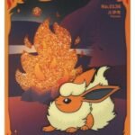 Eeveelution Glitter-Sand Card Display Pendant – [Normal] [Flareon] (Pendant Only)