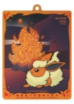 Eeveelution Glitter-Sand Card Display Pendant – [Normal] [Flareon] (Pendant Only)