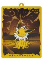 Eeveelution Glitter-Sand Card Display Pendant – [Normal] [Jolteon] (Pendant Only)