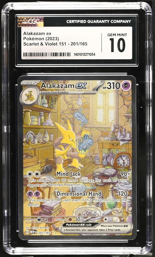 CGC 10 Alakazam ex SIR MEW #201 151