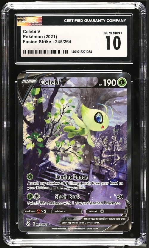 CGC 10 Celebi V UR FST #245 Fusion Strike