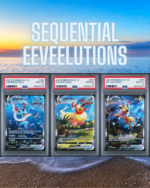 PSA 10 Sequential Vaporeon Flareon Jolton VMAX Chinese CSH