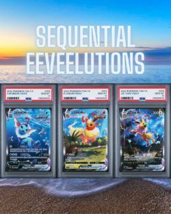 PSA 10 Sequential Vaporeon Flareon Jolton VMAX Chinese CSH