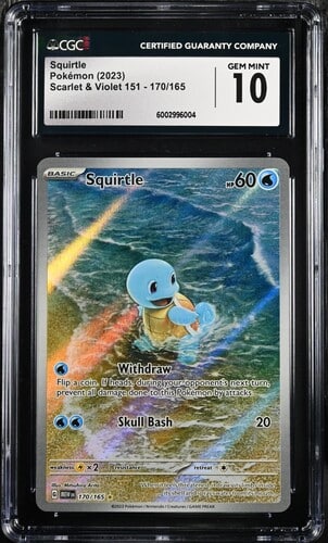 CGC 10 Squirtle IR MEW #170 151