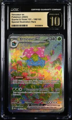 CGC Pristine 10 Venusaur ex SIR MEW #198 151