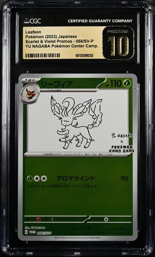 CGC Pristine 10 Leafeon PR SV-P #068 Scarlet & Violet Promo