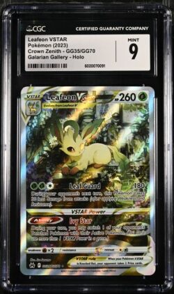CGC 9 Leafeon VSTAR GG CRZ #GG35 Crown Zenith