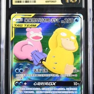 CGC Pristine 10 Slowpoke & Psyduck GX SR CSM2A #159 Shining Together Set A