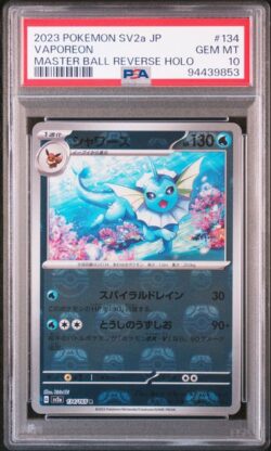 PSA 10 Vaporeon MB SV2a #134 Pokemon 151
