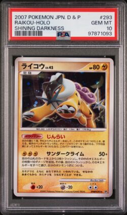 PSA 10 Raikou #293 Shining Darkness 2007