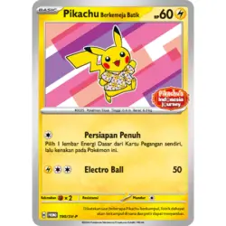 SV-P Batik Pikachu Promo Set (4xSEALED)] Indonesia Exclusive Pokemon Cards PTCG - Image 5