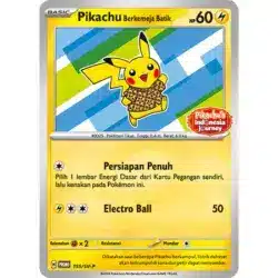 SV-P Batik Pikachu Promo Set (4xSEALED)] Indonesia Exclusive Pokemon Cards PTCG - Image 4
