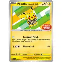 SV-P Batik Pikachu Promo Set (4xSEALED)] Indonesia Exclusive Pokemon Cards PTCG - Image 2