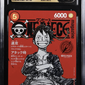 CGC Pristine 10 Monkey D. Luffy Weekly Shonen Jump ST21-014
